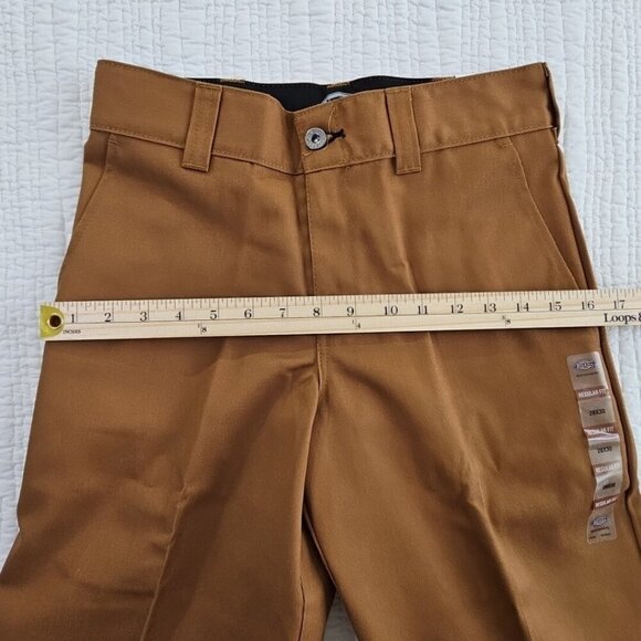 Dickies Skateboarding Flex Regular Fit Pants 28x30 Sepia Brown Creased NEW NWT - Picture 10 of 13